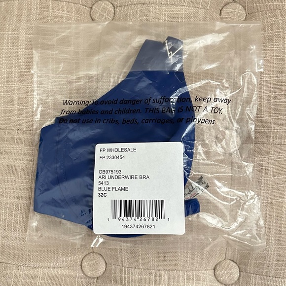 NWT Free People Intimately Blue Ari Underwire Bra Size 32C - Picture 11 of 15